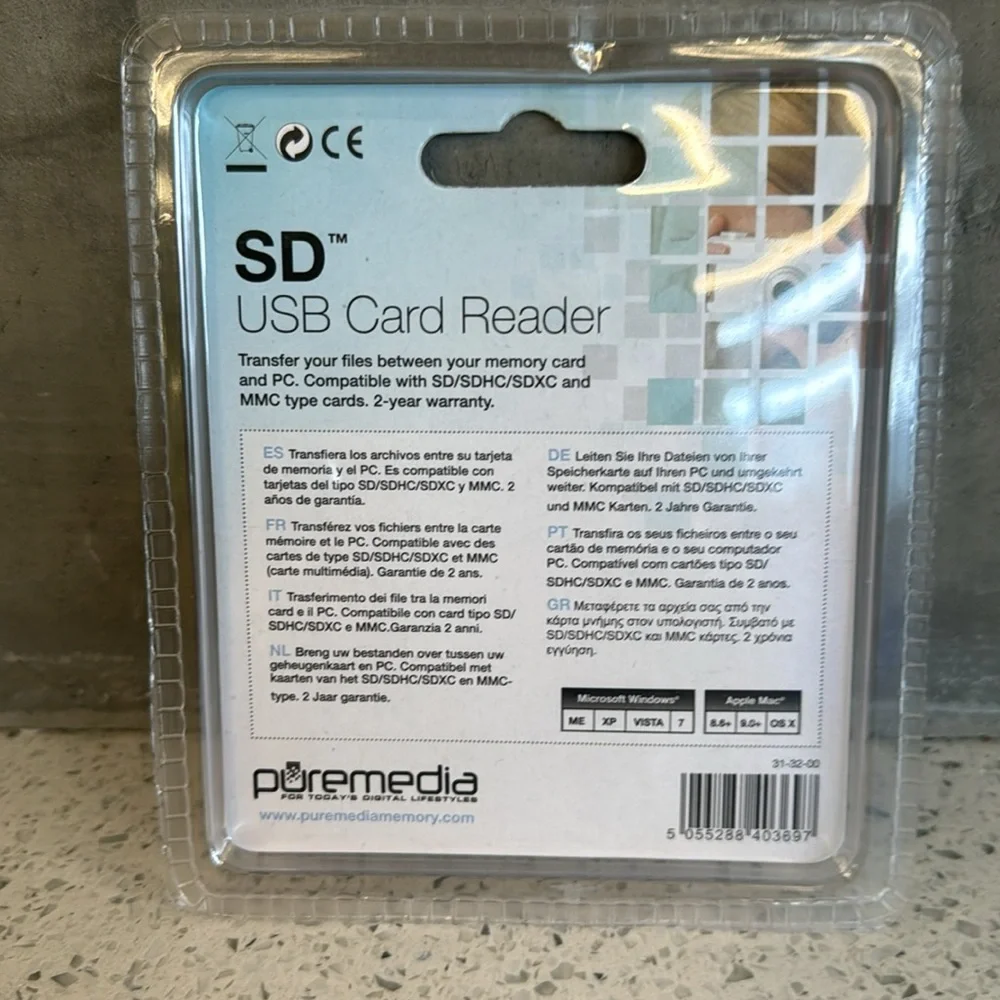 puremedia sd usb